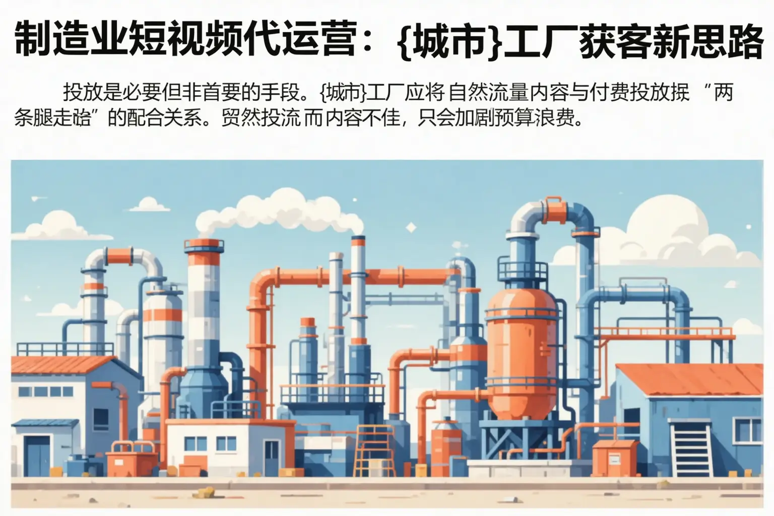 制造业短视频代运营:青浦工厂获客新思路